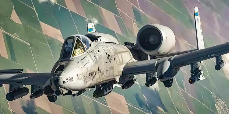 Un audaz piloto del A-10 Warthog aterriza sin tren de aterrizaje ni capota