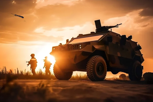 Bushmaster australiano soporta embate de dron “kamikaze” ruso