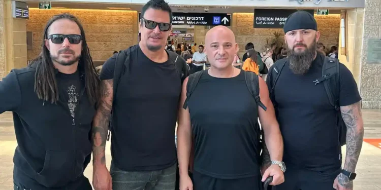 Disturbed, banda de heavy metal de Chicago, llega a Israel para un concierto con todas las entradas agotadas