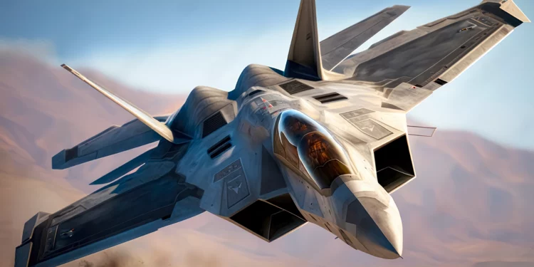 F-22 Raptor de EE. UU. confronta al Su-35 ruso sobre arenas oleaginosas