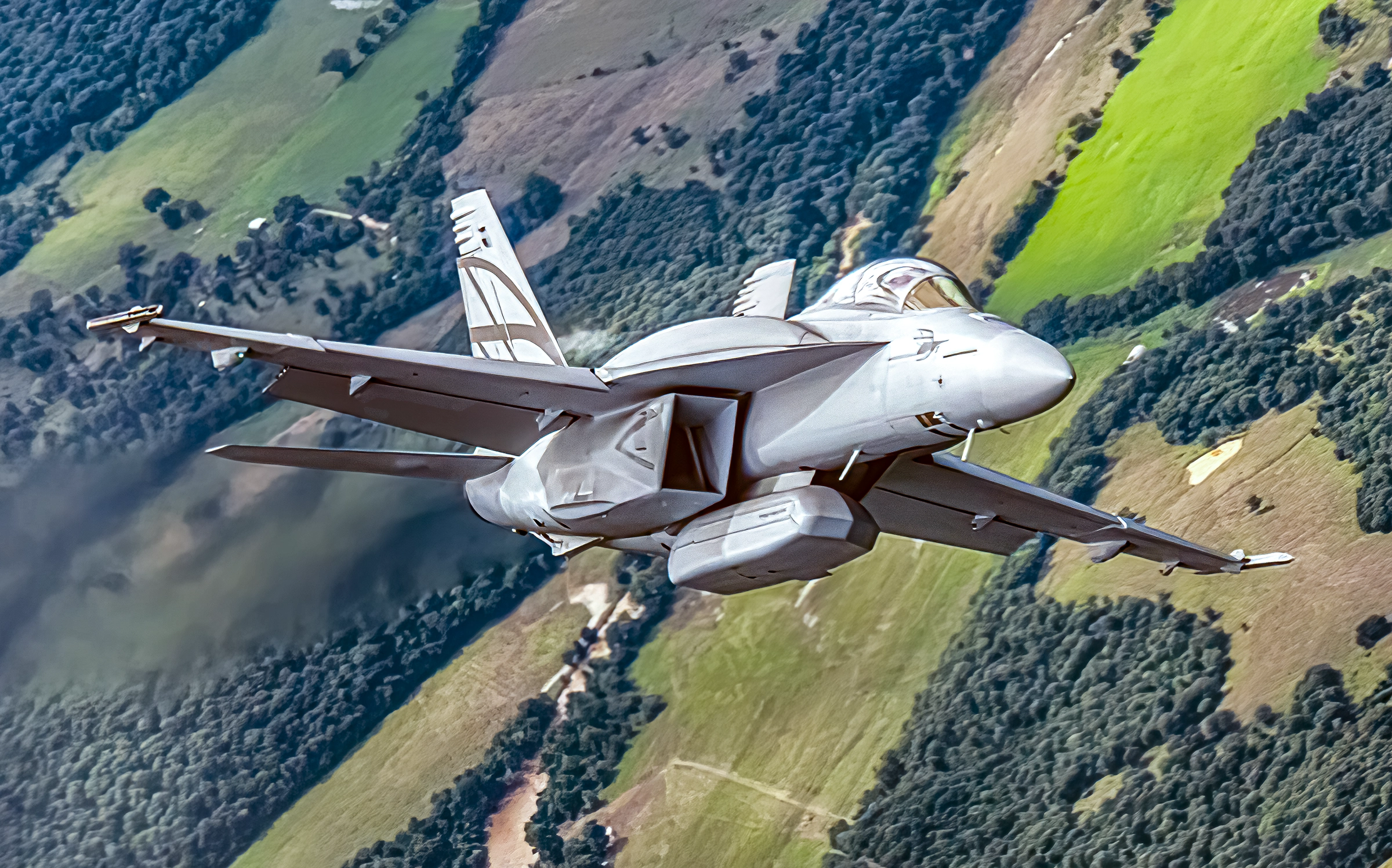 F/A-18 Block III Super Hornet: Retrato de un León Alado de Acero