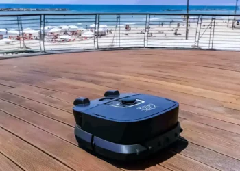 Mantenimiento robótico optimizado en el paseo marítimo de Tel Aviv