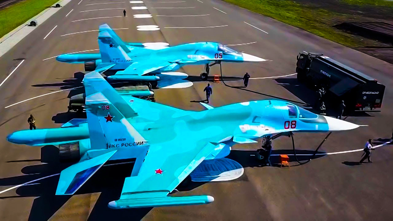 Russia receives new Su-34 fighters for its space forces