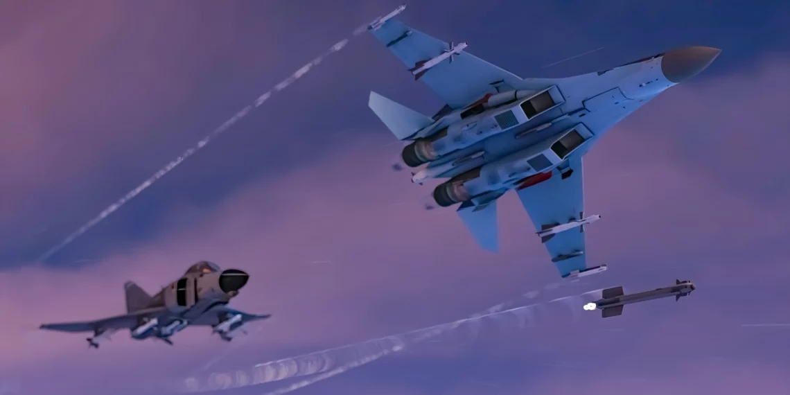 Danza aérea: B-52H estadounidense vs. Su-35S ruso y sus potentes misiles