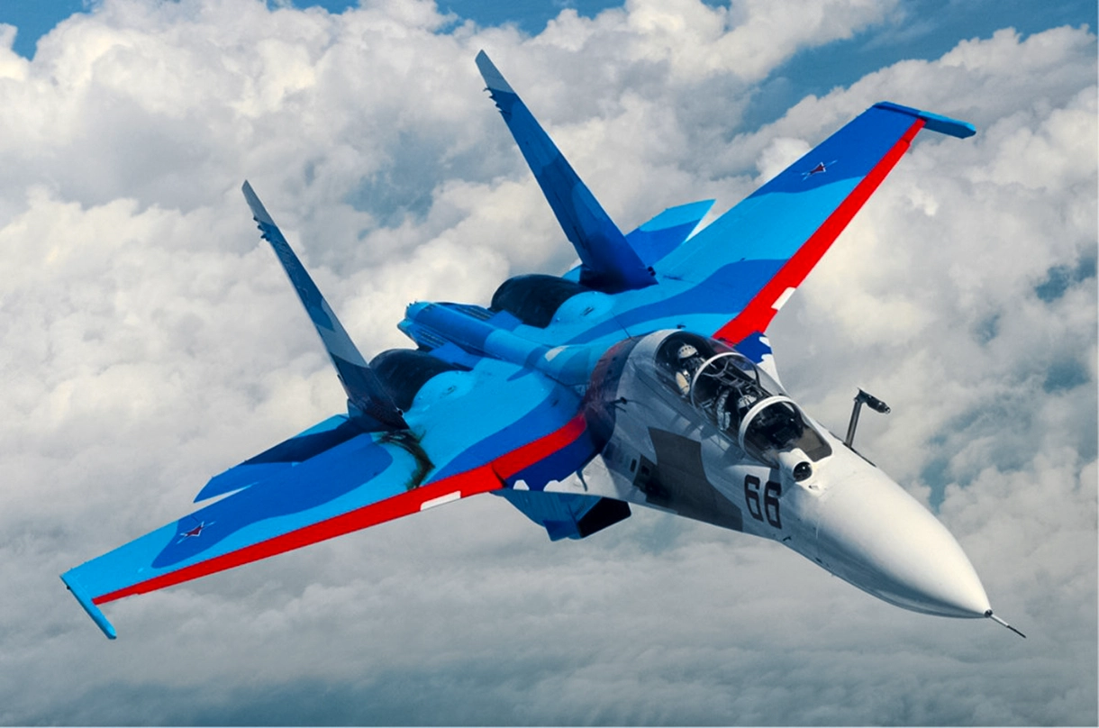 Russian Su-30 uses electronic warfare system to intercept F-35