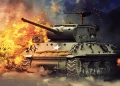 Ataque zombi de Rusia: El T-54 Ruso en acto kamikaze