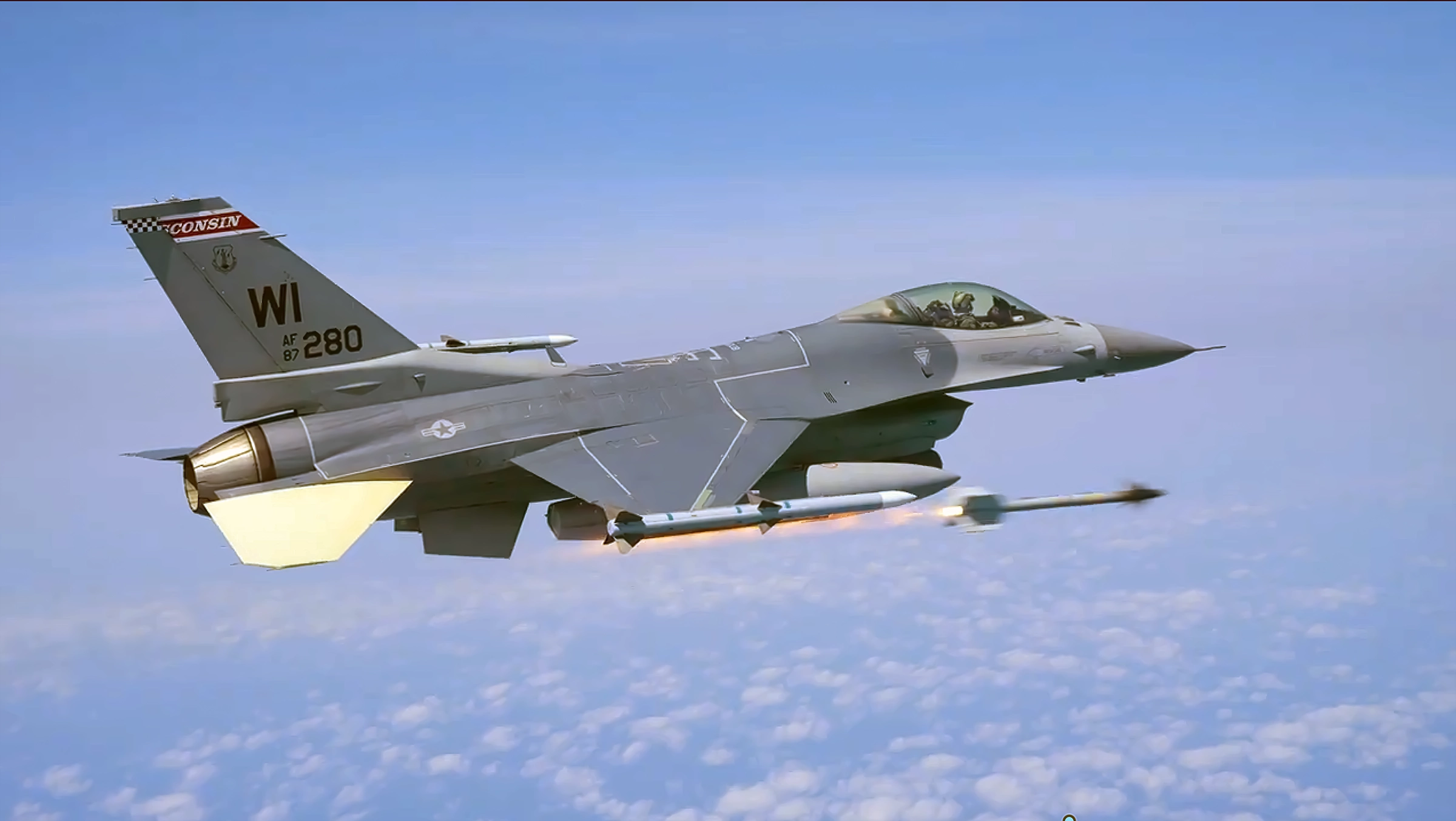 Historic Achievement: F-16 Fighter Fires AIM-120D-3 Advanced Missile