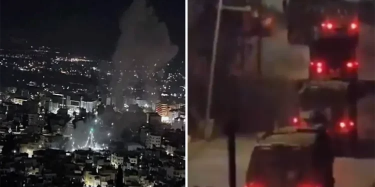 Fuerzas israelíes rodean Jenín mientras lanzan ataques aéreos