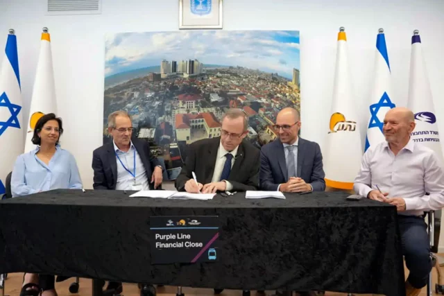 Financiamiento asegurado para el metro ligero de Tel Aviv: $1.100 millones por HSBC y Leumi