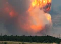 Incendio en base militar rusa en Crimea: miles de evacuados