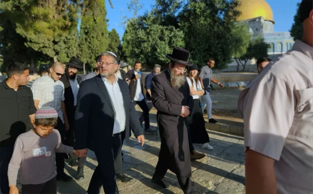 La autoridad de Ben-Gvir en el Monte del Templo será retirada