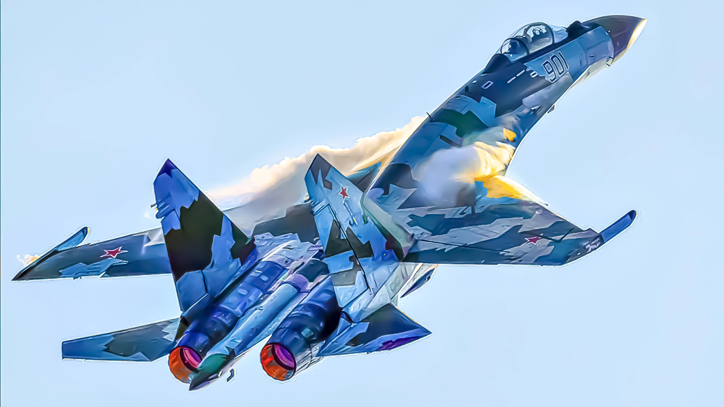 La Fuerza Aeroespacial Rusa recibe segundo lote de cazas Su-35S