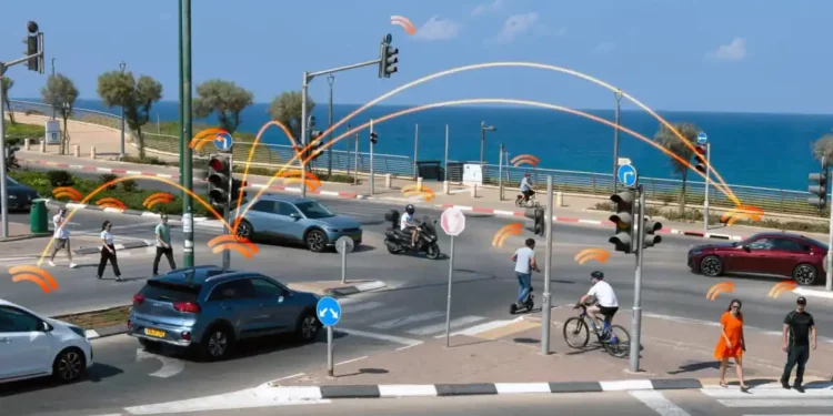 Tecnología V2X israelí para ciclistas