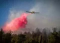 Israel envía aviones para combatir incendios en Grecia