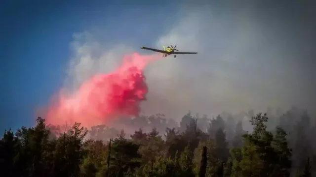 Israel envía aviones para combatir incendios en Grecia