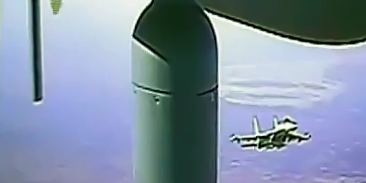 Caza ruso Su-35 daña dron MQ-9 estadounidense en Siria