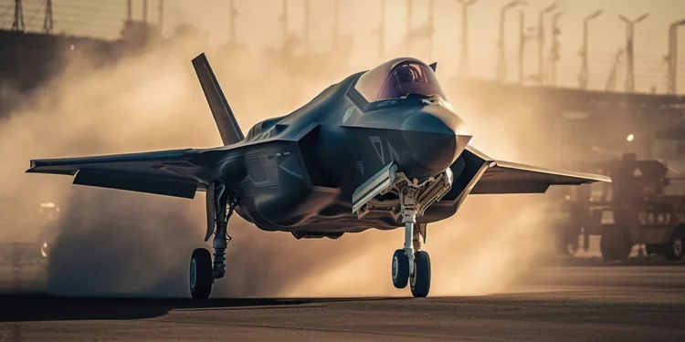 F35 británicos despegarán desde una pista de aluminio