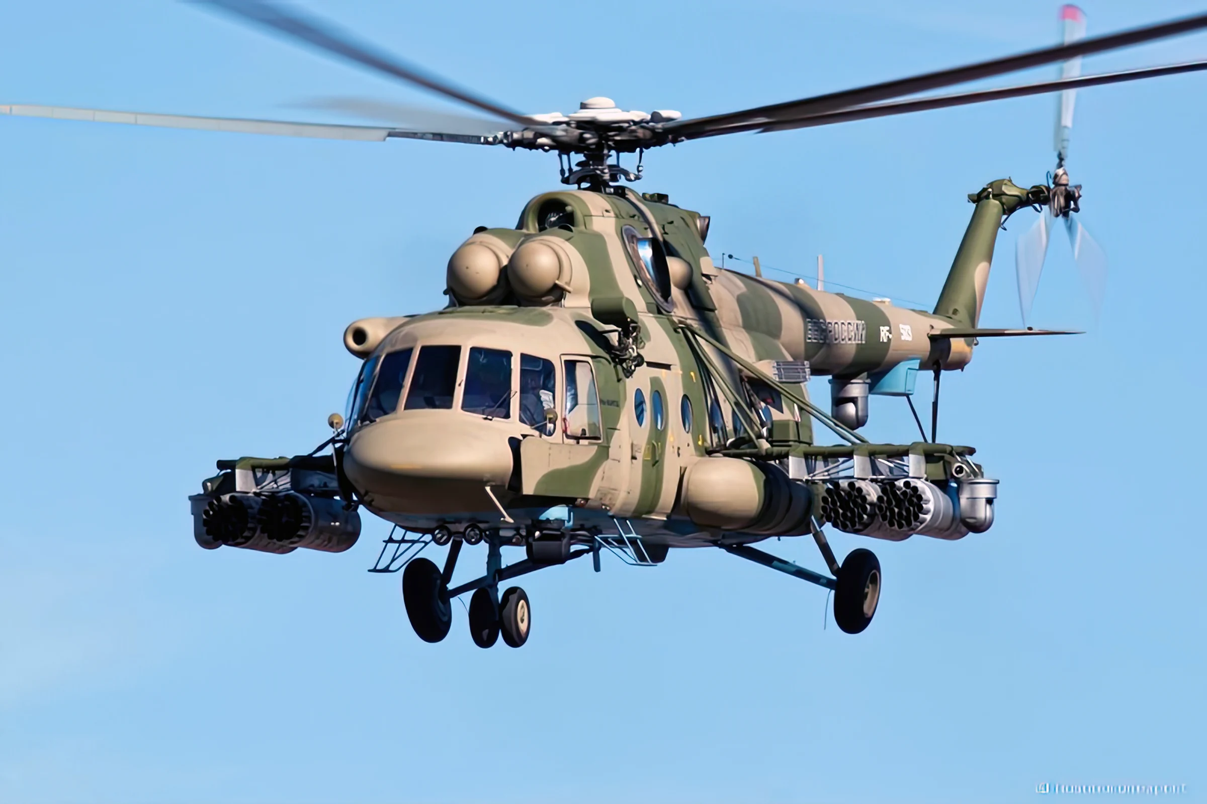 Ruso refuerza sus alas con más helicópteros Terminator