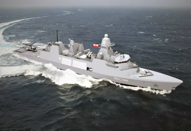 Polonia fortalece su flota naval con fragatas de clase Miecznik