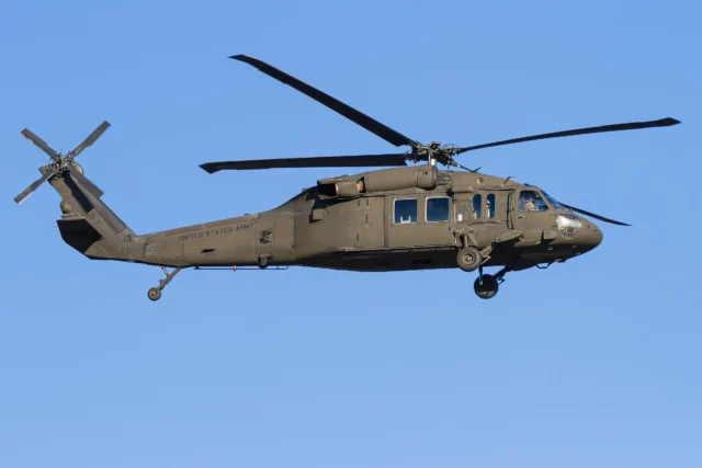 Helicóptero UH60 con avanzado sistema de monitoreo de IAI