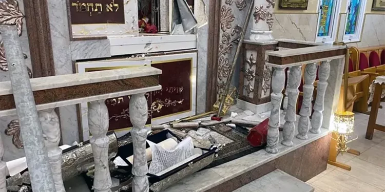 Vandalismo en una sinagoga de Ashdod