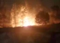Incendio en Gush Etzion probablemente provocado por árabes