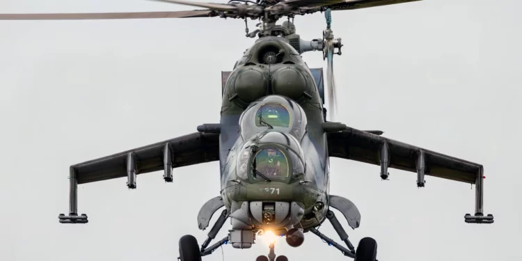 Mi-35 rusos refuerzan capacidades militares de Bielorrusia
