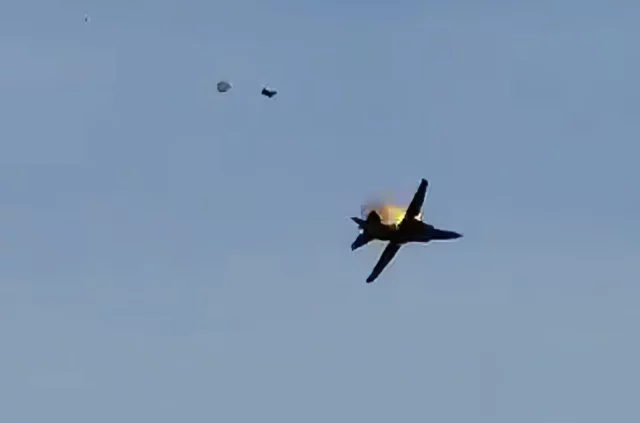 MiG-23 soviético se estrella en Michigan: pilotos se eyectaron