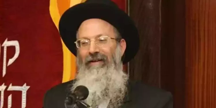 Rabino Eliezer Melamed
(foto de relaciones públicas)