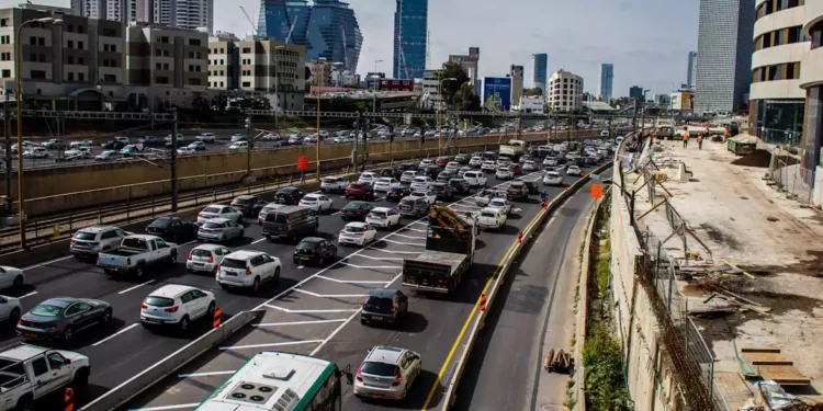 Ministerio de transporte prevé empeoramiento del tráfico en Israel