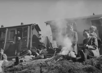 Video inédito de liberación de judíos de tren de la muerte en 1945