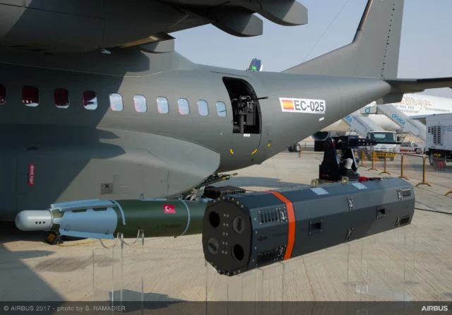 Airbus C295 armado con torpedos Mk46/54 patrullará España
