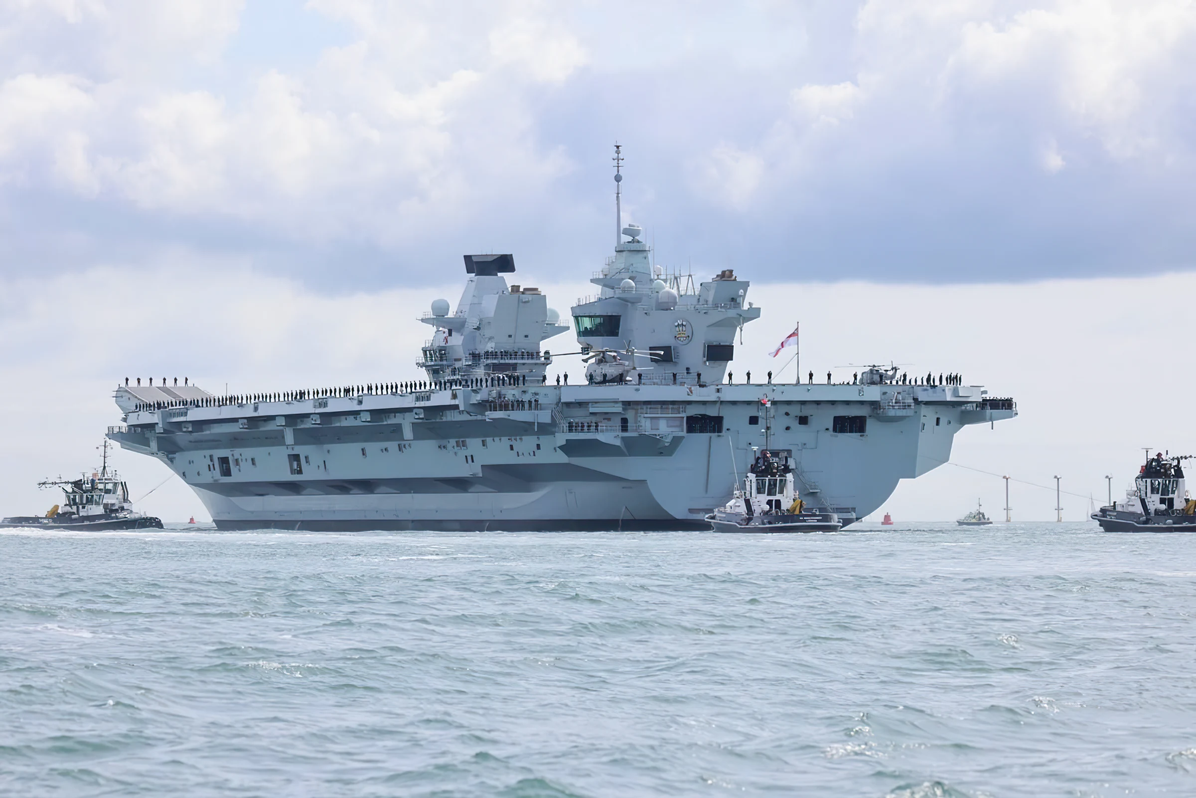 HMS Prince of Wales heads to the United States