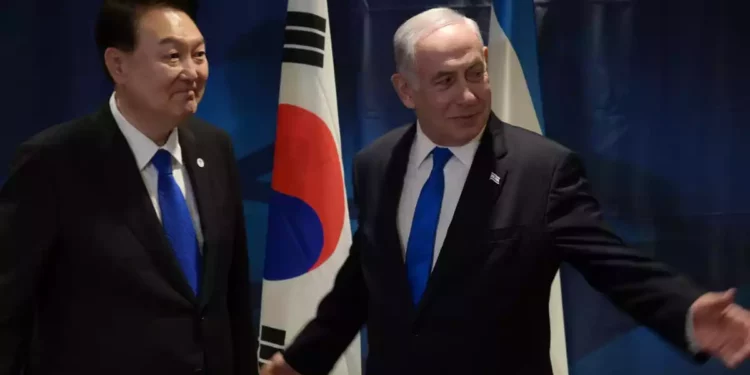 Netanyahu se reúne con el presidente de Corea del Sur