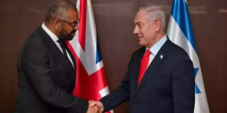 Netanyahu se reúne con ministro de Reino Unido