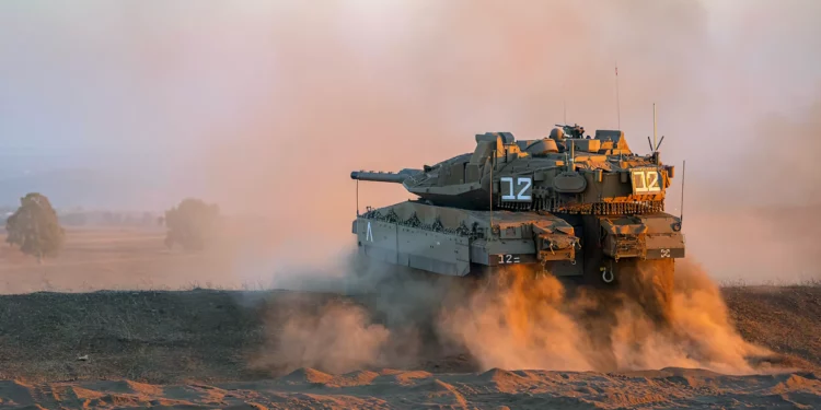 Israel presenta el avanzado tanque Merkava Barak