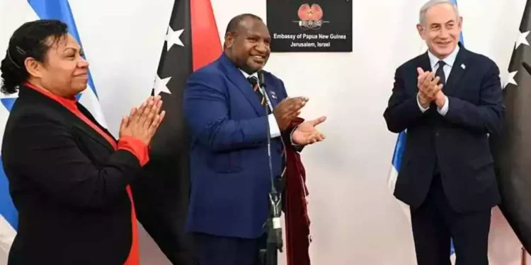 Papúa Nueva Guinea inaugura embajada en Jerusalén