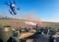 Drones FPV se enfrentaron a la jaula de un tanque ruso y fallaron
