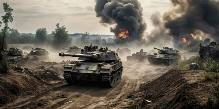 Leopard 2 se enfrenta a dos T-72 rusos en Ucrania