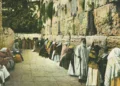 Prayer at the Western Wall, Jerusalem, c. 1900. (YIVO Institute for Jewish Research via JTA)