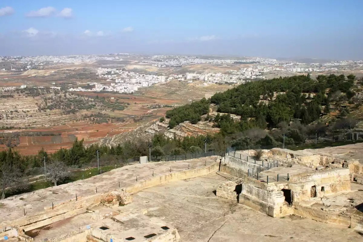Una vista desde el mirador de Nebi Samuel. 
(Shmuel Bar-Am)