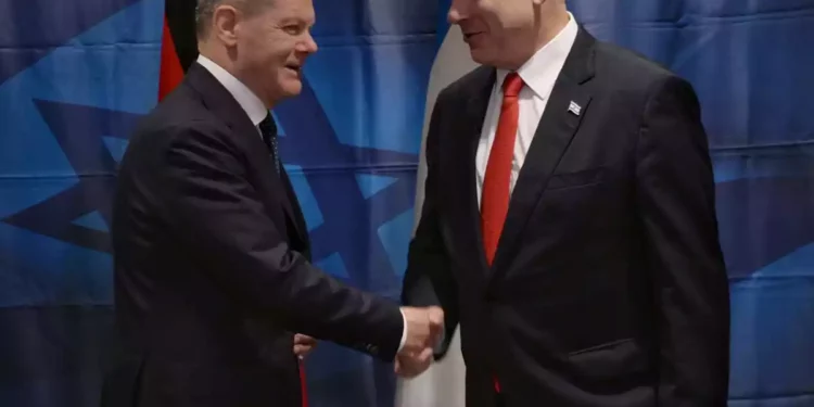 Netanyahu se reúne con el Canciller alemán Olaf Scholz