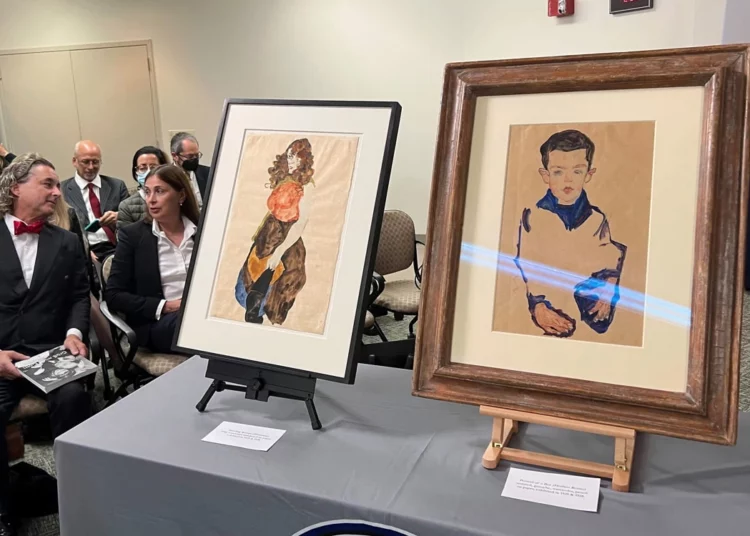 Obras de Egon Schiele robada por nazis retornan a herederos