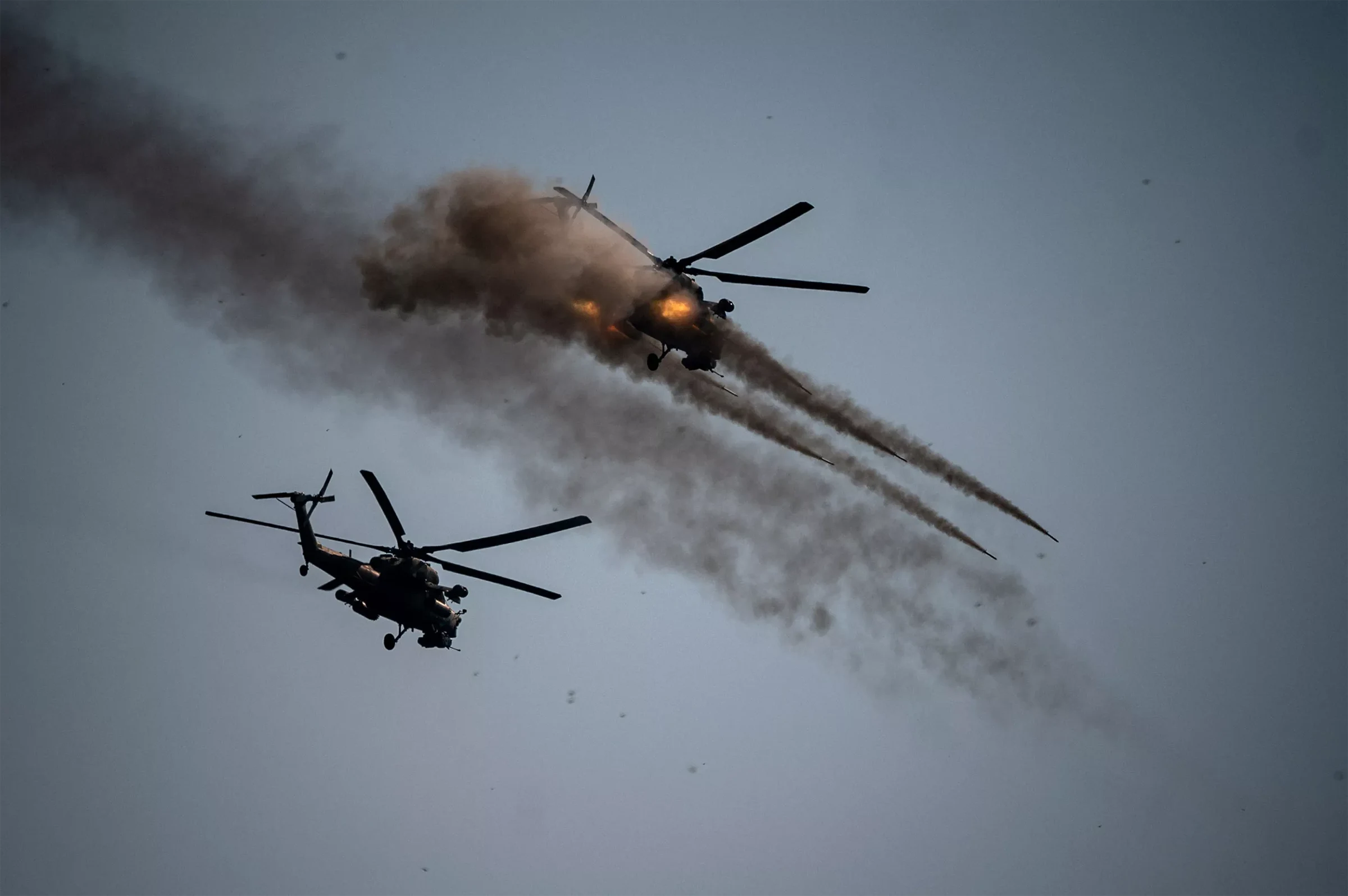 Saboteadores hacen estallar dos aviones y un helicóptero en Rusia