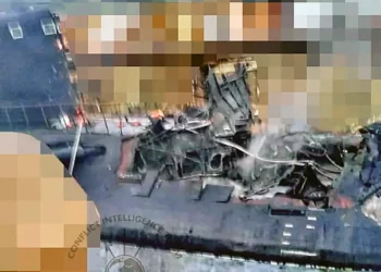 Submarino ruso gravemente dañado en ataque ucraniano con misiles