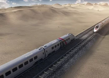 Ilustrativo: Los trenes de Etihad Rail recorren los Emiratos Árabes Unidos. (Etihad Rail/Oficina de prensa de Abu Dhabi)