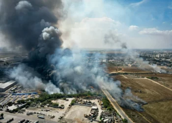 Cohetes en Ashkelon Foto: Eric Marmor, Flash 90