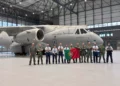 Primer KC-390 Millennium en configuración OTAN entra en servicio