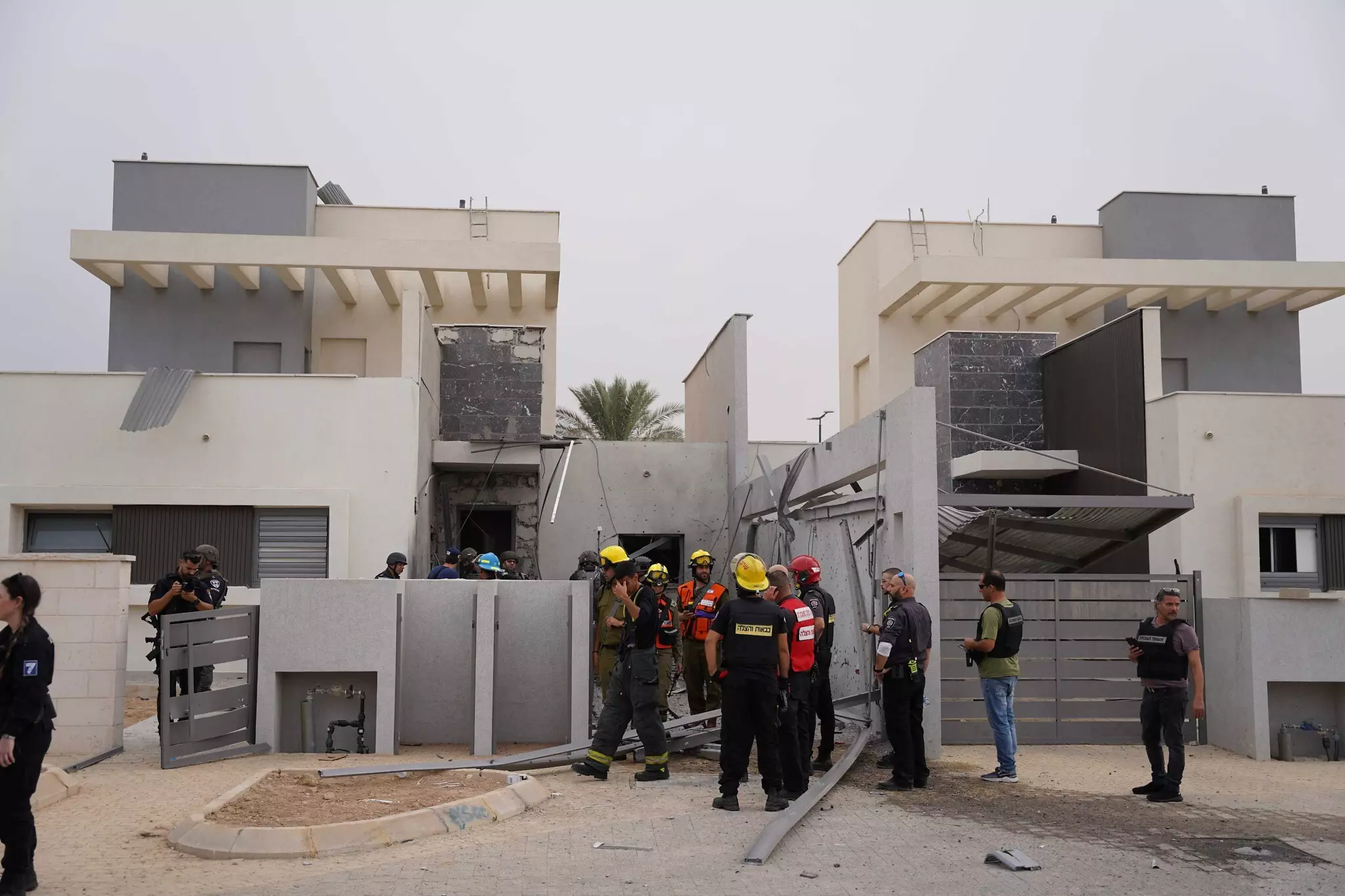 Un cohete alcanza una vivienda en Beersheba