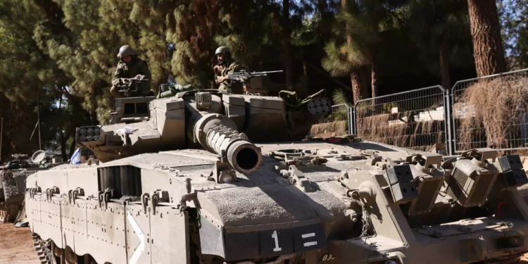 Misil disparado desde el Líbano contra un tanque de las FDI
